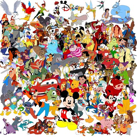 All Disney Cartoon Characters