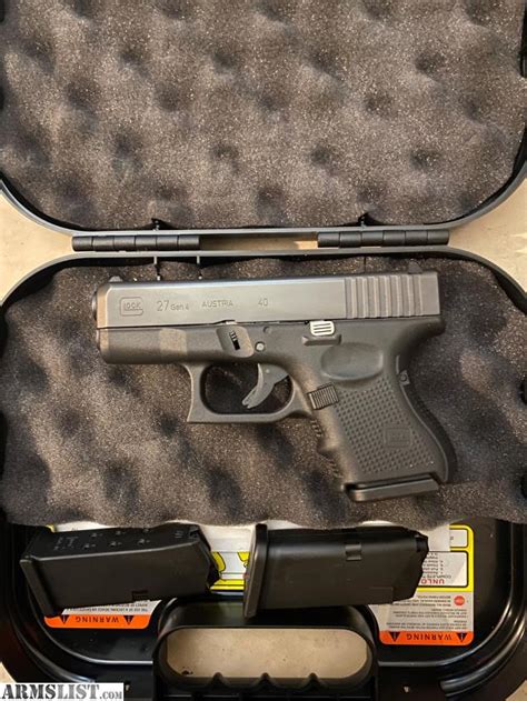 Armslist For Sale Glock 27 Gen 4 40Cal Armslist For Sale Glock 27 Gen 4 40Cal