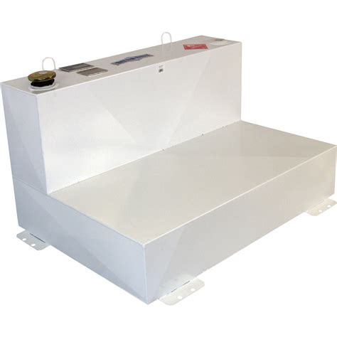 Better Built Steel Transfer Fuel Tank 75 Gallon L Shaped White Better Built Steel Transfer Fuel Tank 75 Gallon L Shaped White