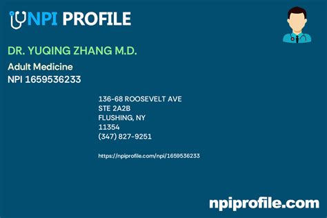 Dr Yuqing Zhang M D Npi 1659536233 Family Medicine In Flushing Ny Dr Yuqing Zhang M D Npi 1659536233 Family Medicine In Flushing Ny
