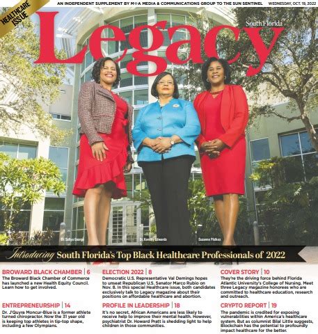 Legacy South Florida Top Black Healthcare Professionals Of 2022 Legacy South Florida Top Black Healthcare Professionals Of 2022