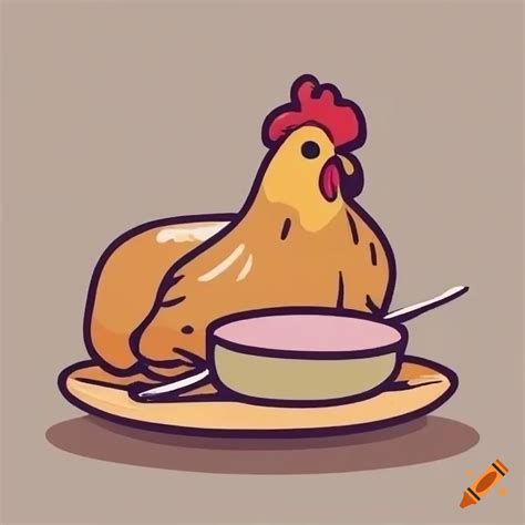 Line Drawing Of Chicken Restaurant Food Line Drawing Of Chicken Restaurant Food