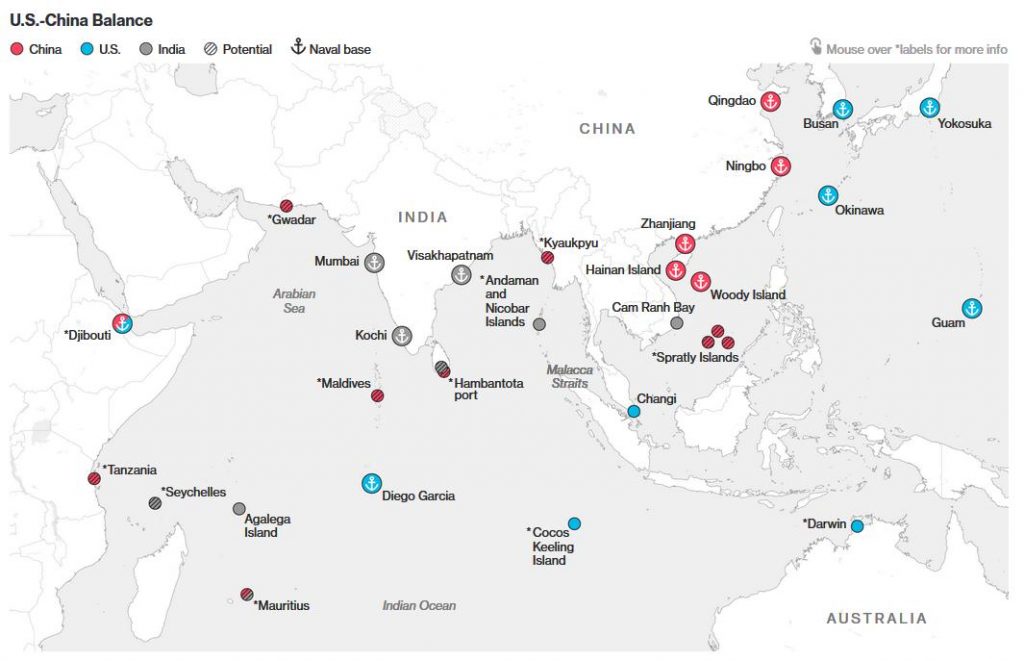 Map Of Chinese Military Bases