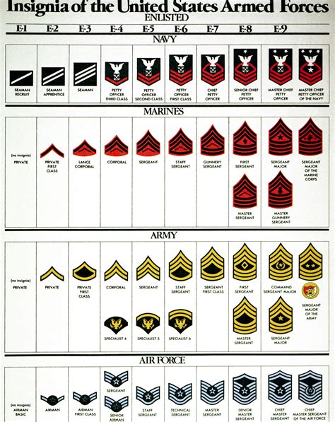 Rank Insignia Enlisted Rank Insignia Enlisted