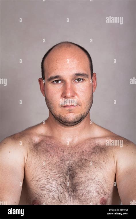 Serious Shirtless Man With His Hairy Chest Stock Photo Image Of Serious Shirtless Man With His Hairy Chest Stock Photo Image Of